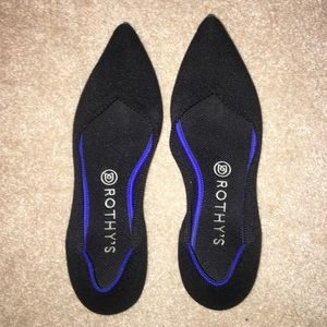 Rothys black pointed flats